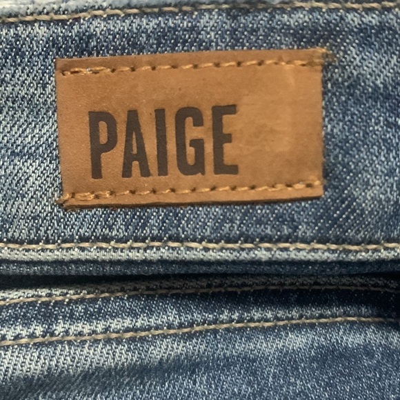 Flare PAIGE Pieced Colette Crop Jean in Kenya Distressed size 29 - Picture 9 of 16